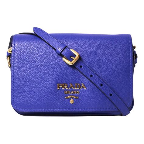 prada vitello phenix crossbody small royal blue|Prada Royal Blue Vitello Phenix Leather Crossbody Bag 1BH103.